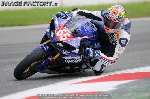 2010-05-09 Monza 0028 Ascari - Superstock 1000 - Warm Up - Loris Baz - Yamaha YZF R1